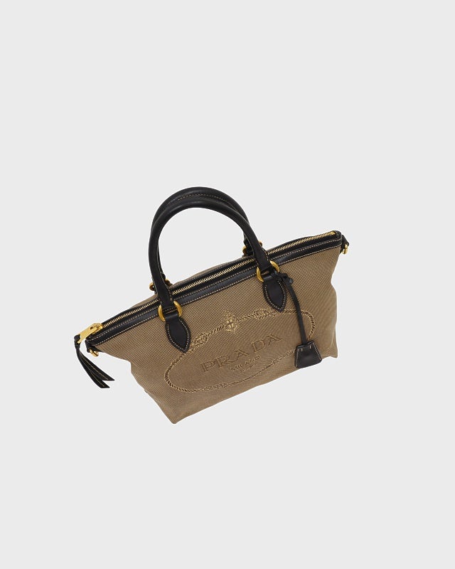 プラダ　ジャガードバッグ PRADA - プラダ PRADA ロゴジャガード 2WAY ハンドバッグ バッグ