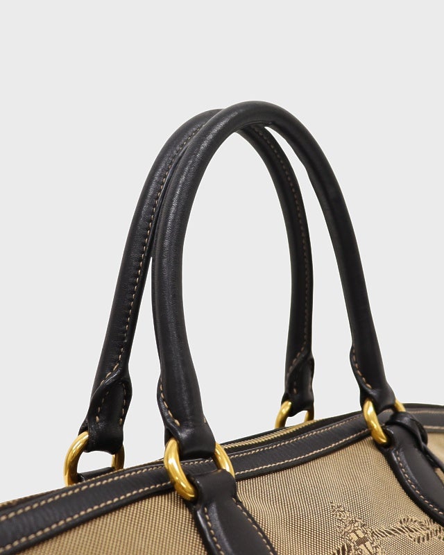PRADA（ロゴジャガード2wayバック）のショルダーバック 中古・古着通販】PRADA (プラダ) ロゴジャガード 2WAYバッグ ブラック