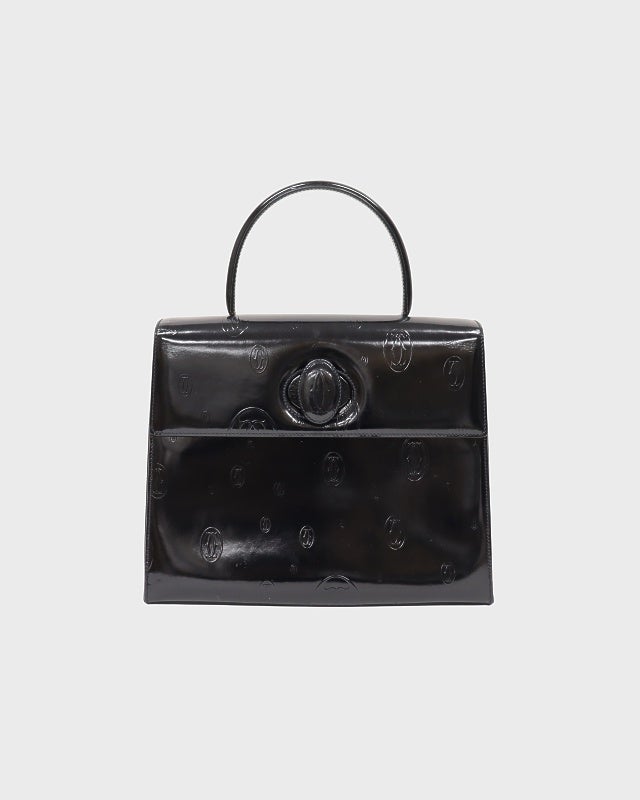 希少✨カルティエ ハンドバッグ レディース ハッピーバースデー 黒 箱 Cartier ハッピーバースデーハンドバッグ | Hedy