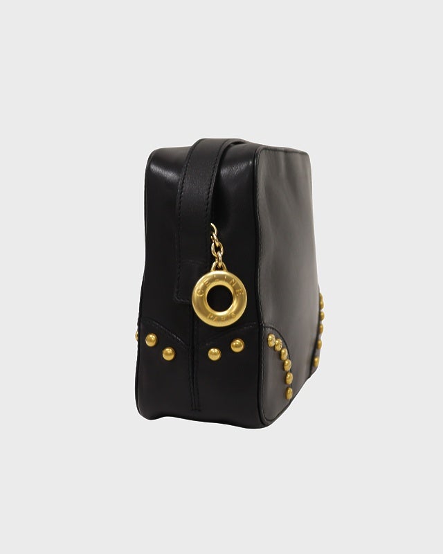 CELINE♡スタッズショルダーバッグ CELINE スタッズレザーショルダ―バッグ | Hedy