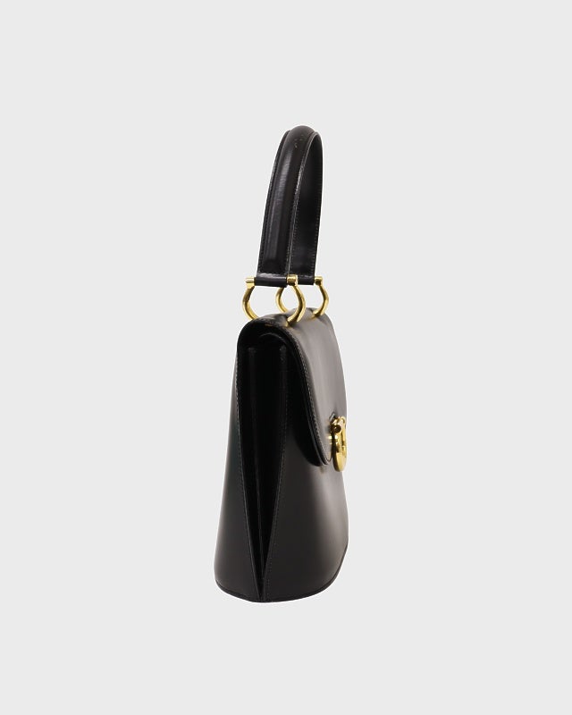 CELINE ガンチーニ金具Wフラップハンドバッグ | Hedy