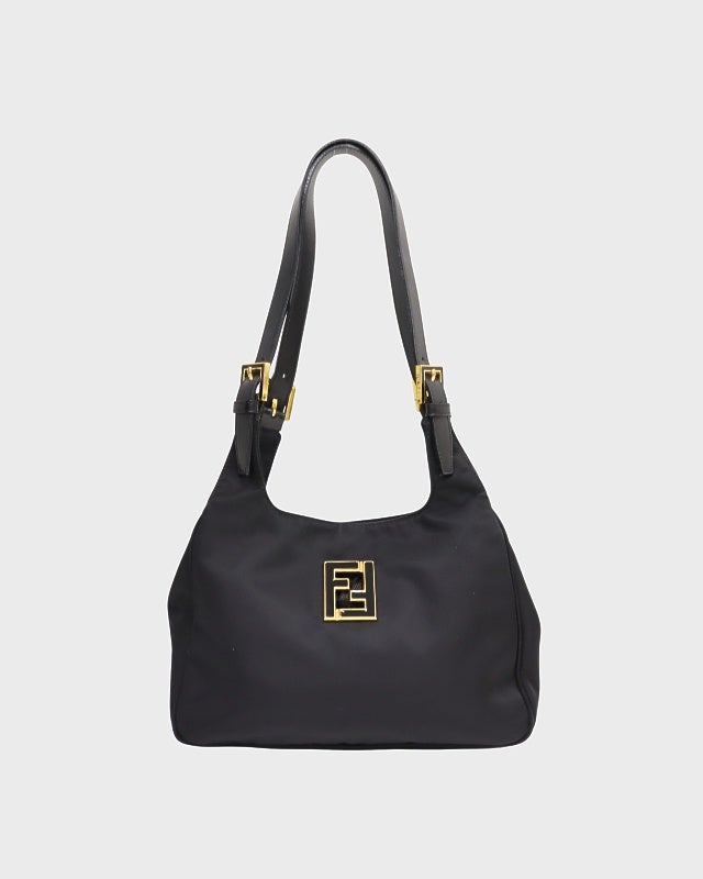 FENDI ロゴ金具ナイロンショルダーバッグ | Hedy