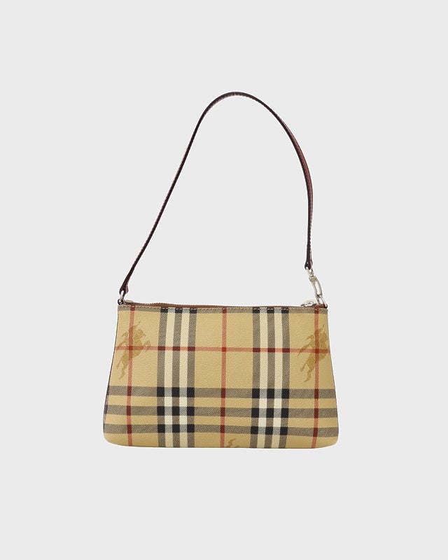 BURBERRYバーバリー ノバチェック×レザー ワンショルダー バック BURBERRY（バーバリー） ノバチェック ショルダーバッグ ワン