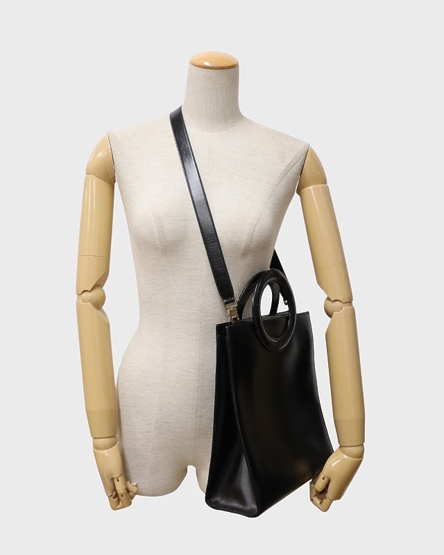 CELINE サークルロゴレザー2Wayバッグ | Hedy