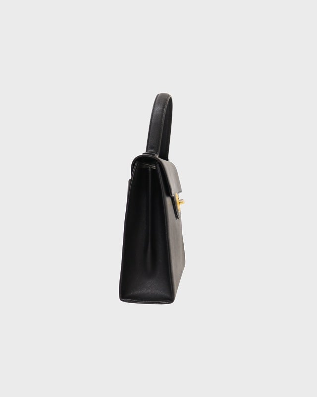 GIVENCHY ロゴ金具レザーハンドバッグ | Hedy