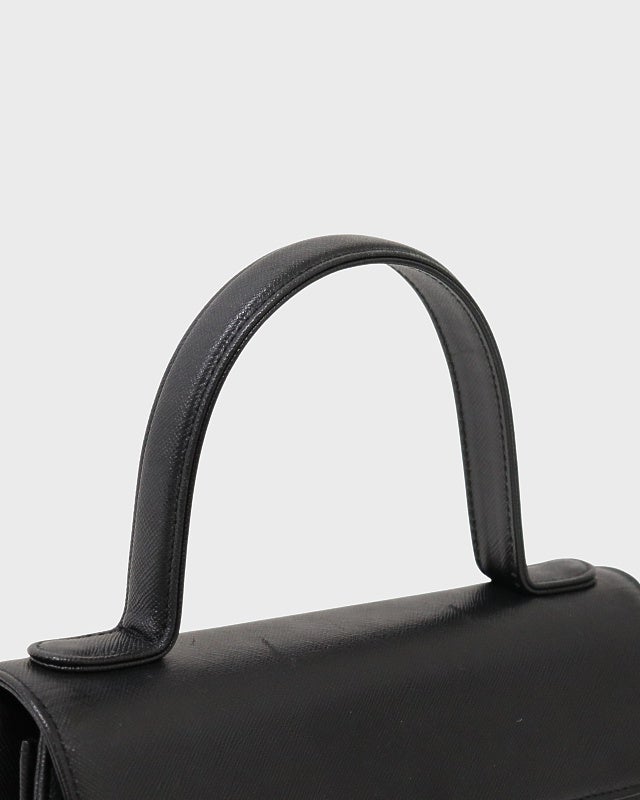 GIVENCHY ロゴ金具レザーハンドバッグ | Hedy