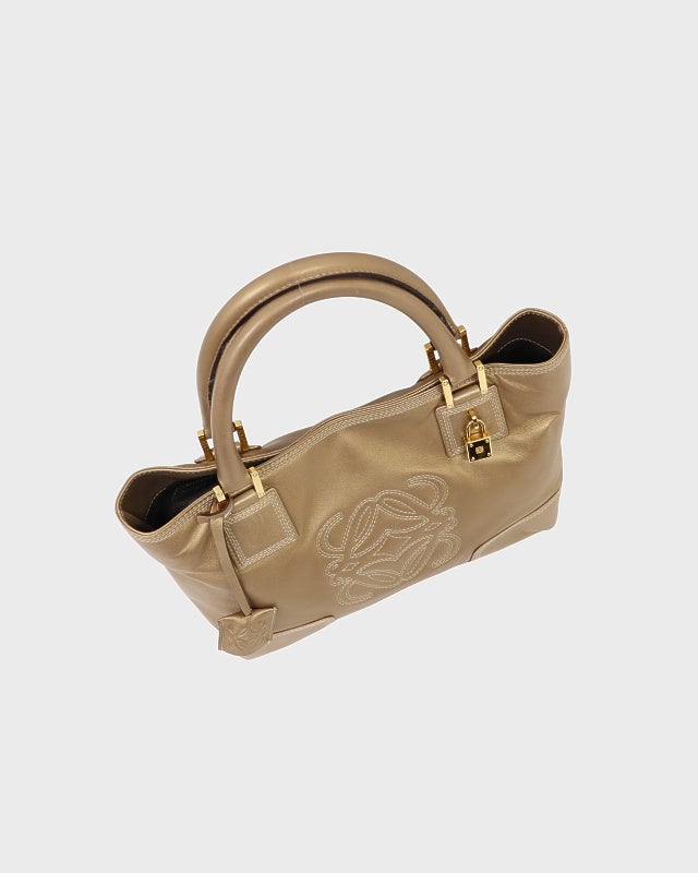 LOEWE アナグラムレザーハンドバッグ | Hedy