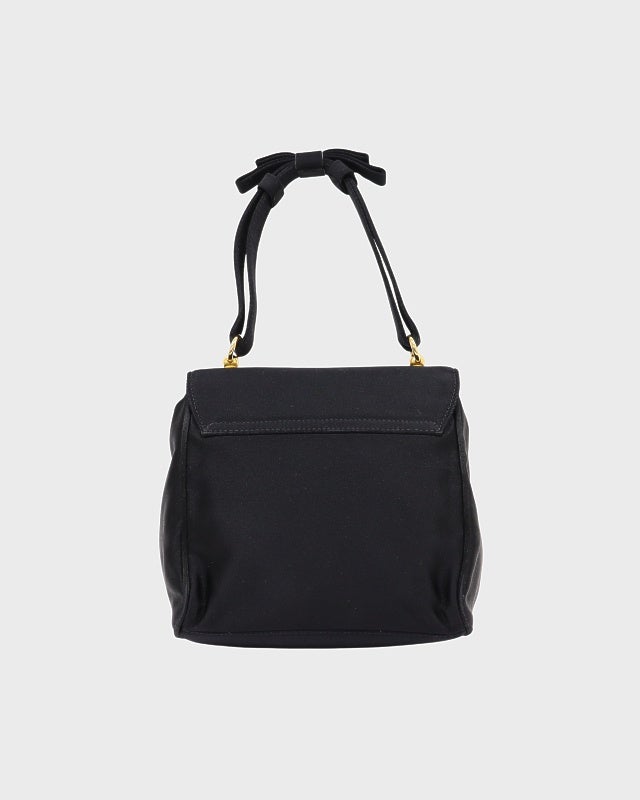 PRADA ロゴサテンハンドバッグ | Hedy