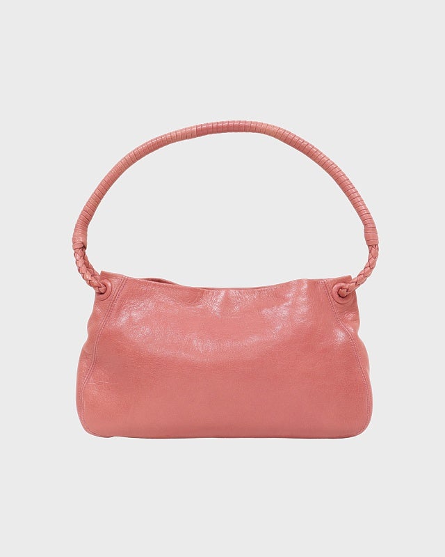 【いちご　BOTTEGA VENETA】 ショルダーバック BOTTEGA VENETA ロゴ刻印レザーワンショルダーバッグ | Hedy