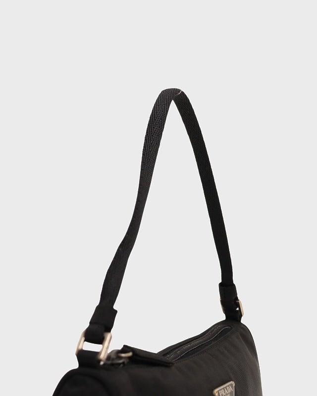 53プラダ　ショルダーバッグ　ワンショルダー　ナイロン　ブラック 中古・古着通販】PRADA (プラダ) ワンショルダーナイロンバッグ