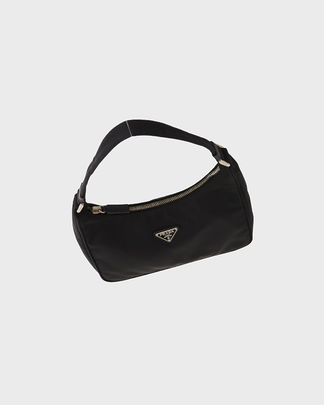 PRADA 三角ロゴ金具ナイロンハンドバッグ | Hedy