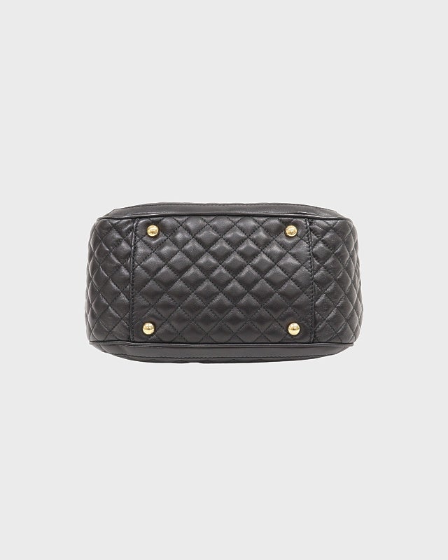 Ferragamo ガンチーニ金具キルティングレザーハンドバッグ | Hedy