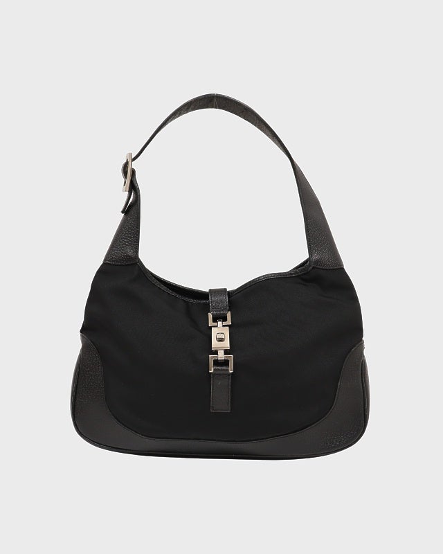 グッチ GUCCI ジャッキー ワンショルダーバッグ レザー 黒 【71795】 GUCCI ジャッキーワンショルダーバッグ | Hedy