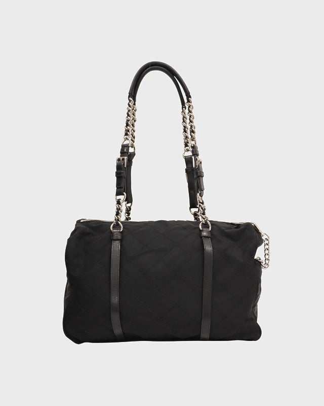 PRADA 三角ロゴ金具キルティングナイロントートバッグ | Hedy