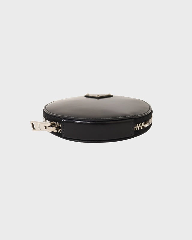 PRADA 三角ロゴ金具ブラッシュドレザーチェーンショルダーバッグ | Hedy