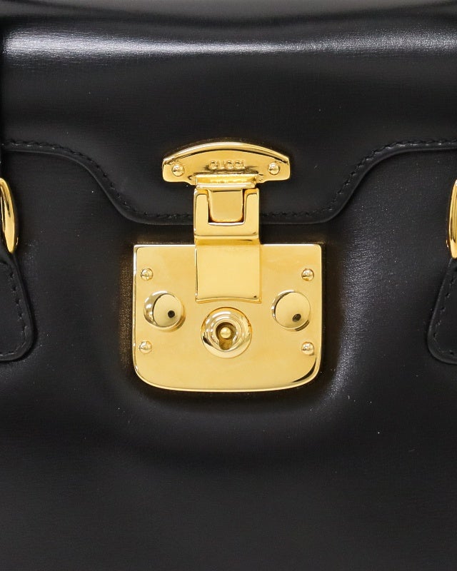 GUCCI レディロックレザーハンドバッグ | Hedy