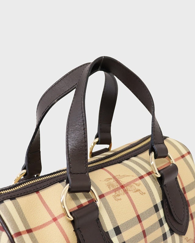 BURBERRY チェック柄ハンドバッグ | Hedy