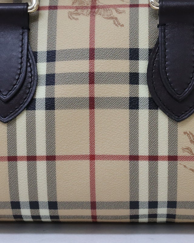 BURBERRY チェック柄ハンドバッグ | Hedy
