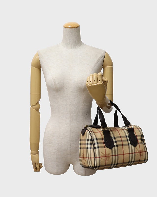 BURBERRY チェック柄ハンドバッグ | Hedy