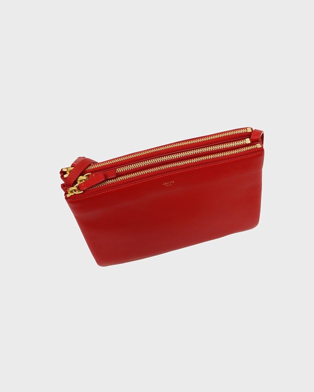 レア✨Aランク✨CELINE トリオ　スーパーソフト　トリオ　ショルダー CELINE トリオ | Hedy