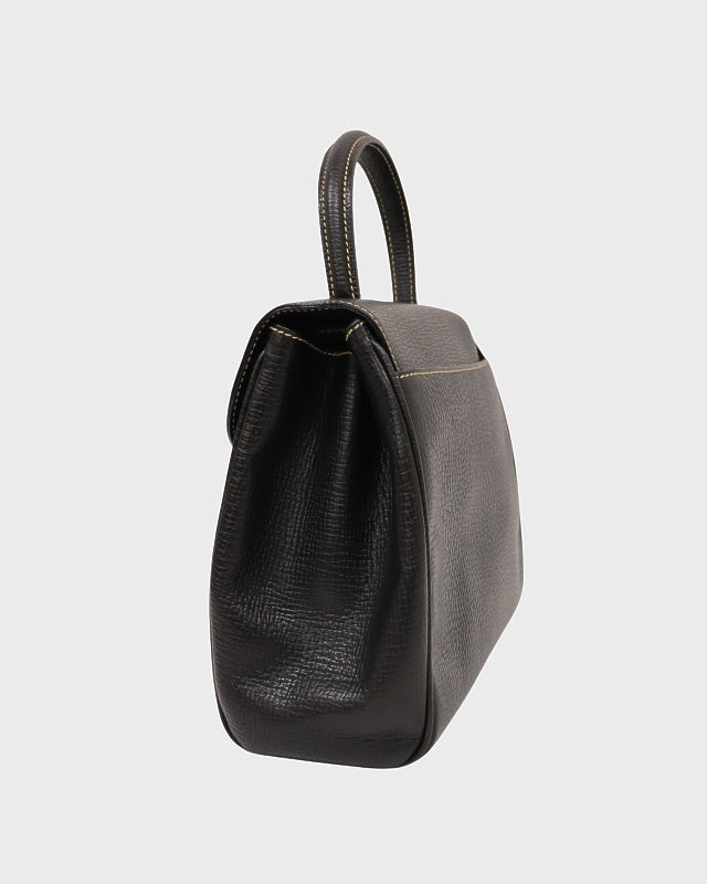 LOEWE ロゴ刻印ターンロックレザーハンドバッグ | Hedy