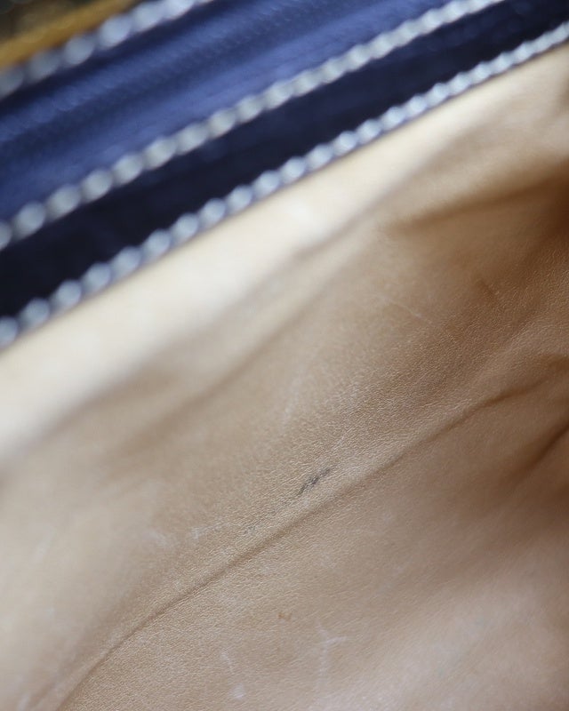 LOEWE ロゴ刻印ターンロックレザーハンドバッグ | Hedy