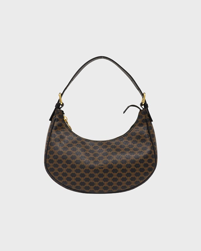 CELINE マカダム柄ホーボーワンショルダーバッグ | Hedy