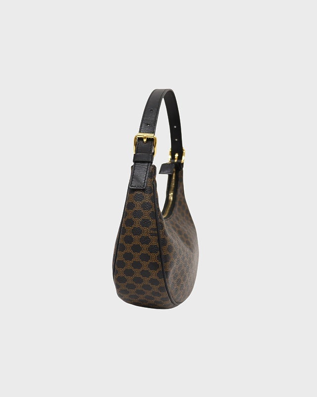 CELINE マカダム柄ホーボーワンショルダーバッグ | Hedy