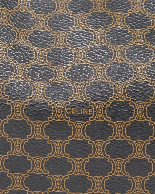 CELINE マカダム柄 Pコート 36 ハンガー付 CELINE マカダム柄ホーボーワンショルダーバッグ | Hedy
