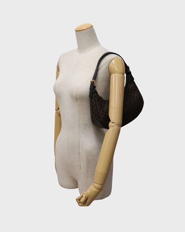 CELINE マカダム柄ホーボーワンショルダーバッグ | Hedy