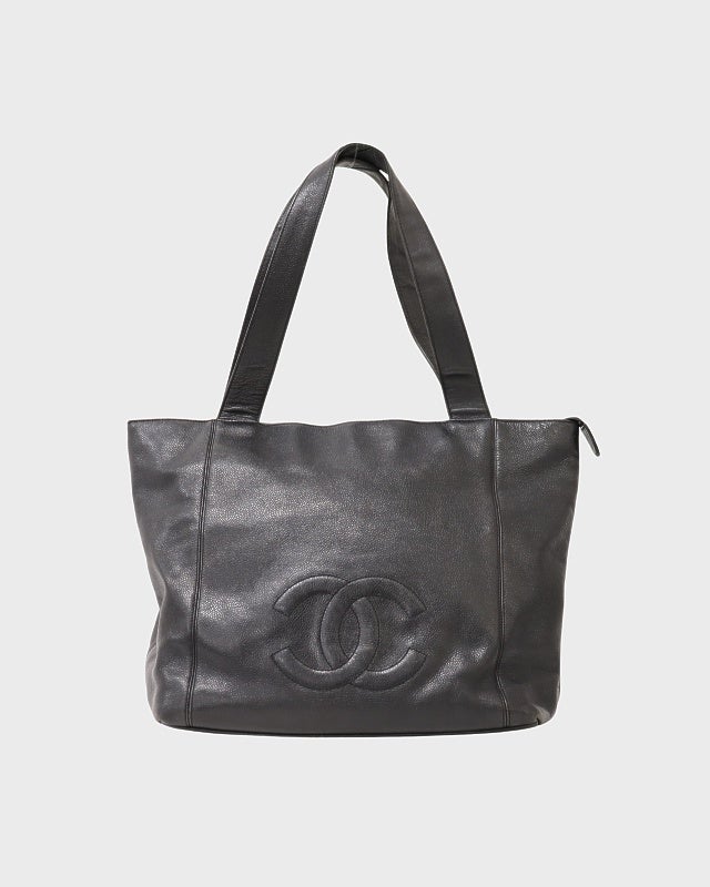 CHANEL COCOキャビアスキントートバッグ | Hedy