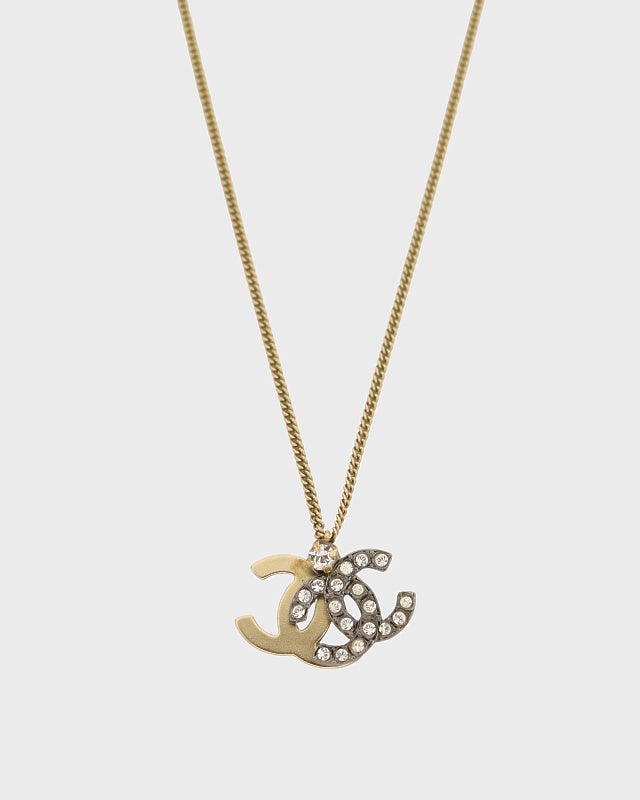 CHANEL COCOラインストーンネックレス | Hedy