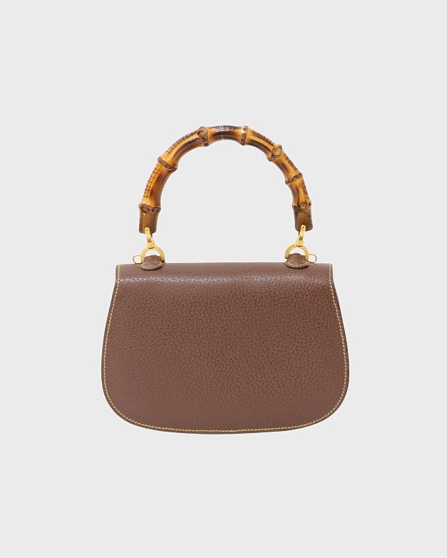 GUCCI バンブーターンロックハンドバッグ | Hedy