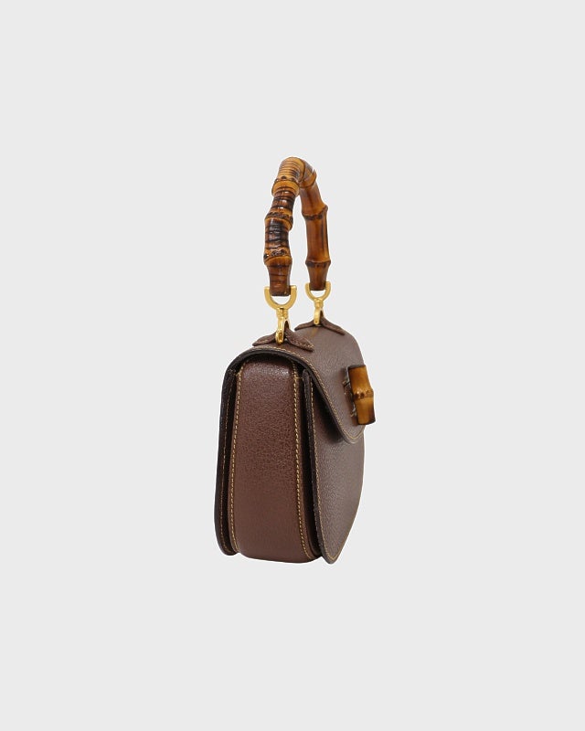 GUCCI バンブーターンロックハンドバッグ | Hedy