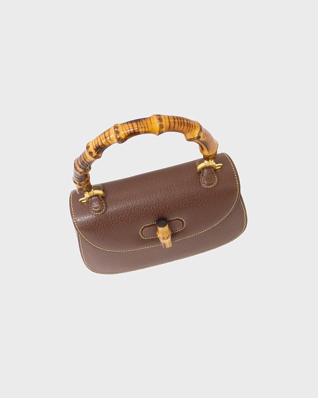 GUCCI バンブーターンロックハンドバッグ | Hedy
