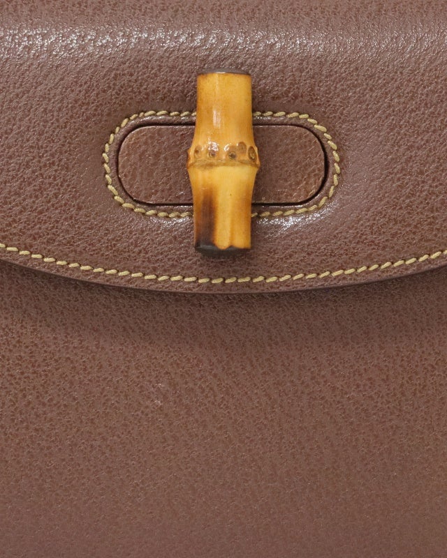 GUCCI バンブーターンロックハンドバッグ | Hedy