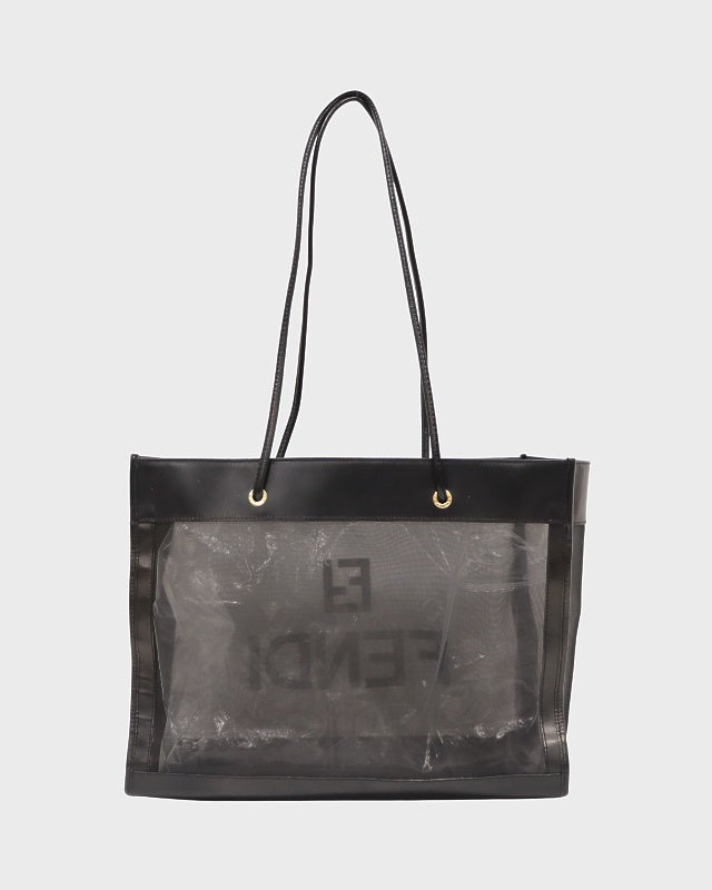 最終値下げ★美品★FENDI メッシュトートバッグ FF ナイロン FENDI ロゴメッシュトートバッグ | Hedy