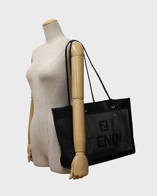 FENDI ロゴメッシュトートバッグ | Hedy