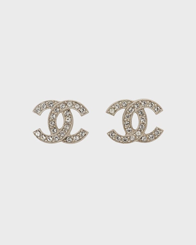 CHANELラインストーンピアス片耳 CHANEL COCOラインストーンピアス | Hedy