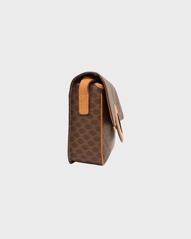 CELINE マカダム柄サークルロゴレザーショルダーバッグ | Hedy CELINE マカダム柄サークルロゴレザーショルダーバッグ | Hedy