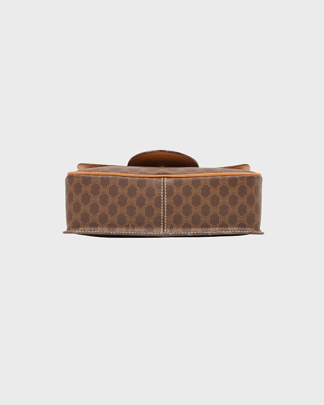 CELINE マカダム柄サークルロゴレザーショルダーバッグ | Hedy