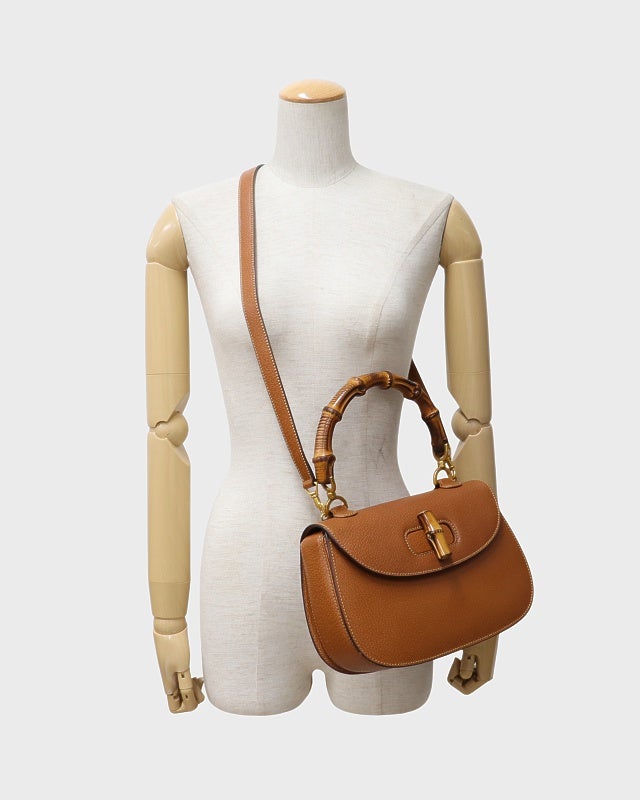 GUCCI バンブーターンロックハンドバッグ | Hedy