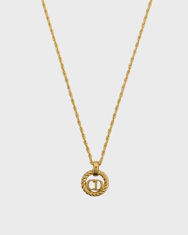 DIOR CDツイストラウンドネックレス | Hedy
