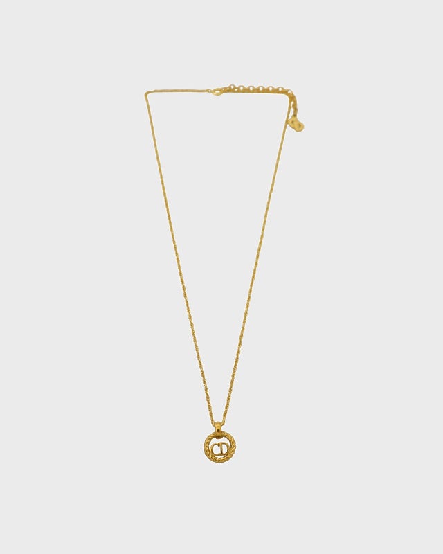 DIOR CDツイストラウンドネックレス | Hedy