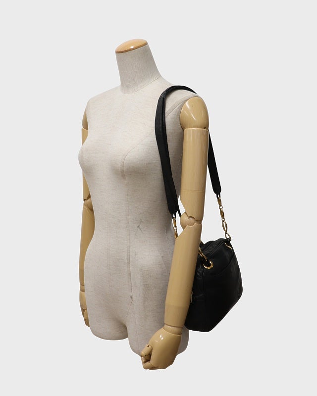LOEWE アナグラムレザーショルダーバッグ | Hedy