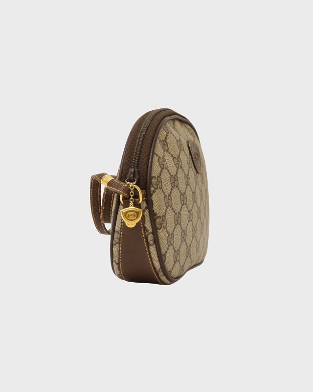 【希少】グッチ　ショルダーバッグ　GGスプリーム　ゴールド金具　PVC　レザー GUCCI GGスプリームショルダーバッグ | Hedy