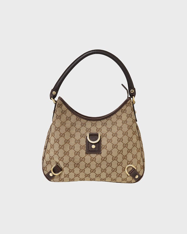 TETSU様　GUCCI アビー ベージュ ホワイト ワンショルダー GUCCI アビーGGキャンバスワンショルダーバッグ | Hedy