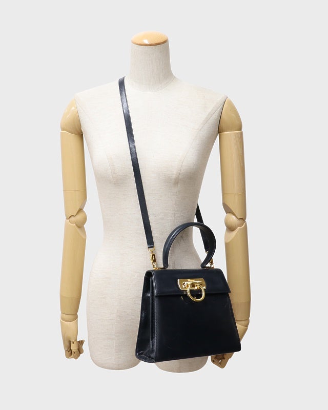 Ferragamo ガンチーニレザー2Wayバッグ | Hedy