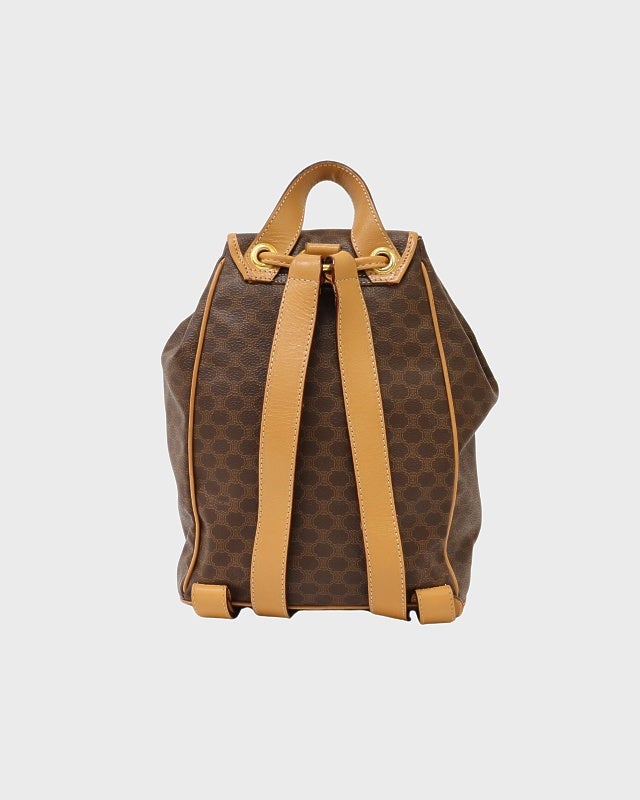 CELINE マカダム柄ガンチーニ金具リュックサック | Hedy