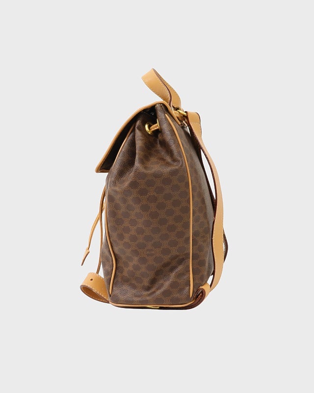 CELINE マカダム柄ガンチーニ金具リュックサック | Hedy